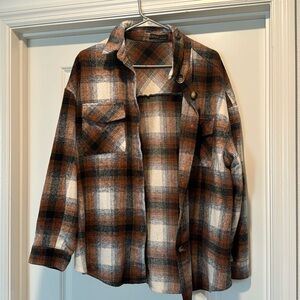 Brown flannel
